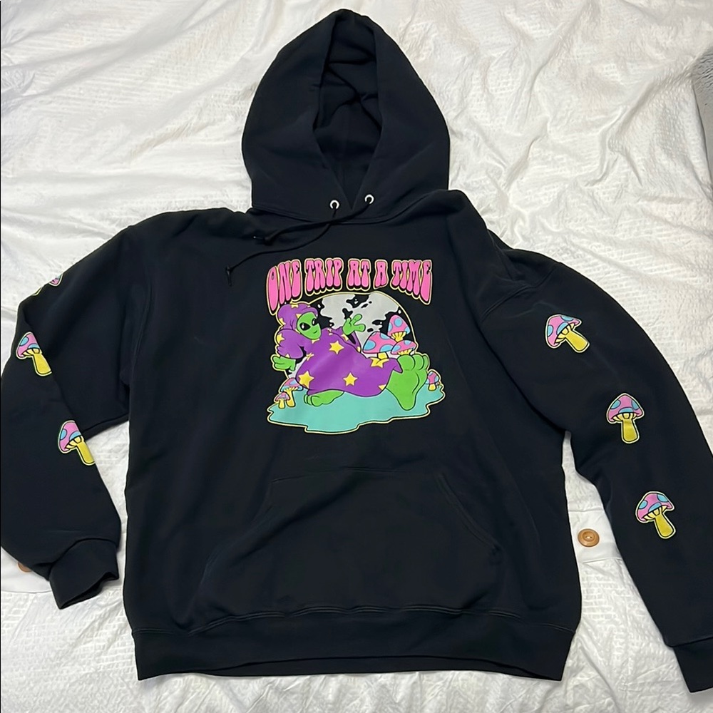 Zumiez Black Hoodie with Vibrant Graphic